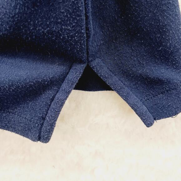 Top Size XL Navy White Embroidery Cruise Nautical Sailorcore Coastal Classic Y2K - Picture 3 of 14